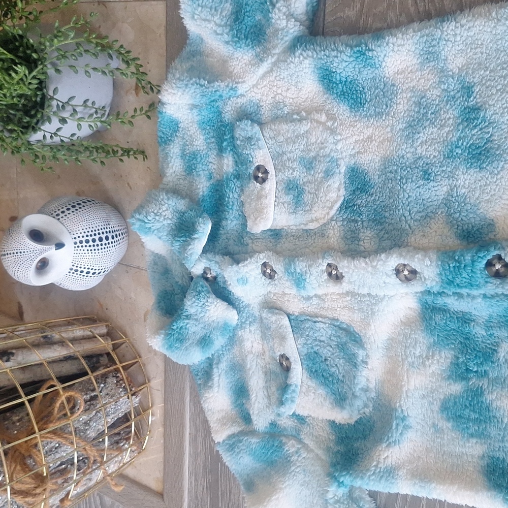 Fuzzy Button Up - Picture 3 of 10